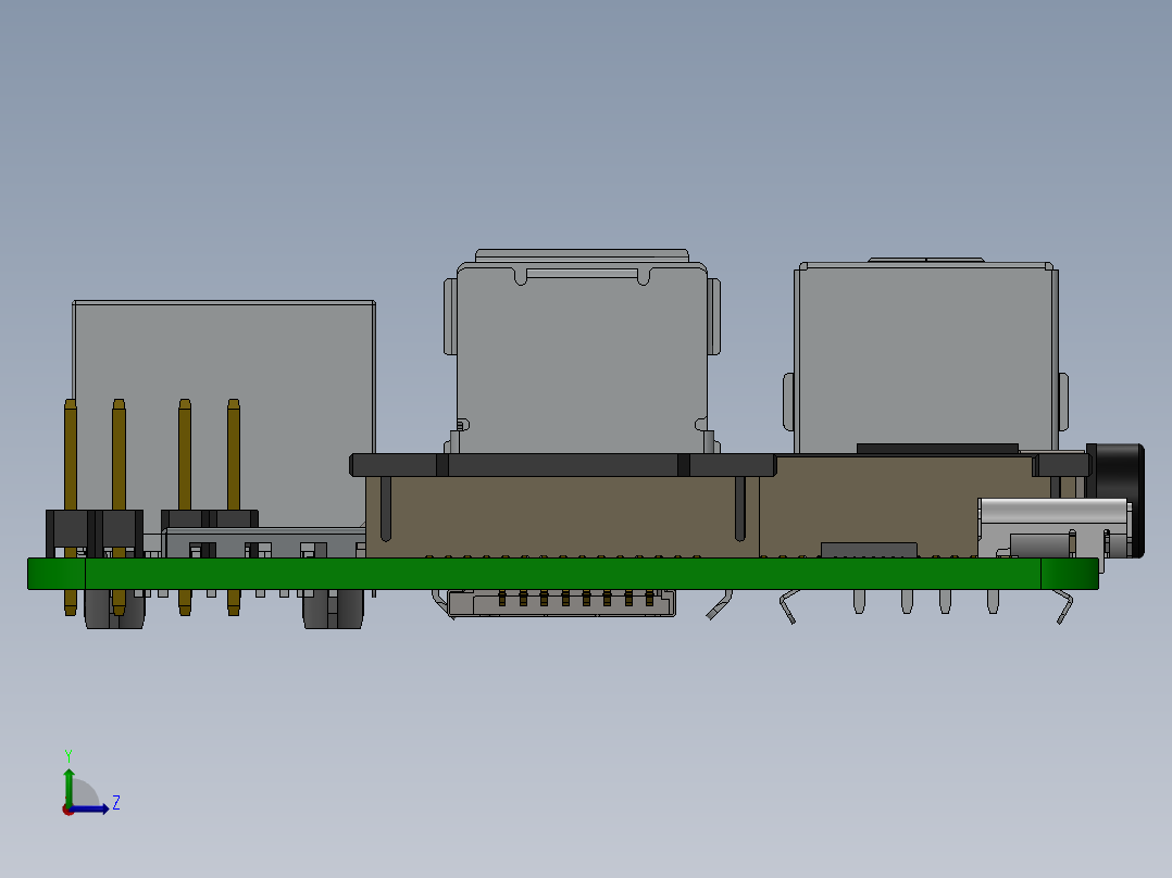 电路板、主板(274)左视图