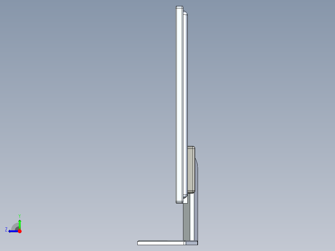 显示器、显示屏(14)右视图
