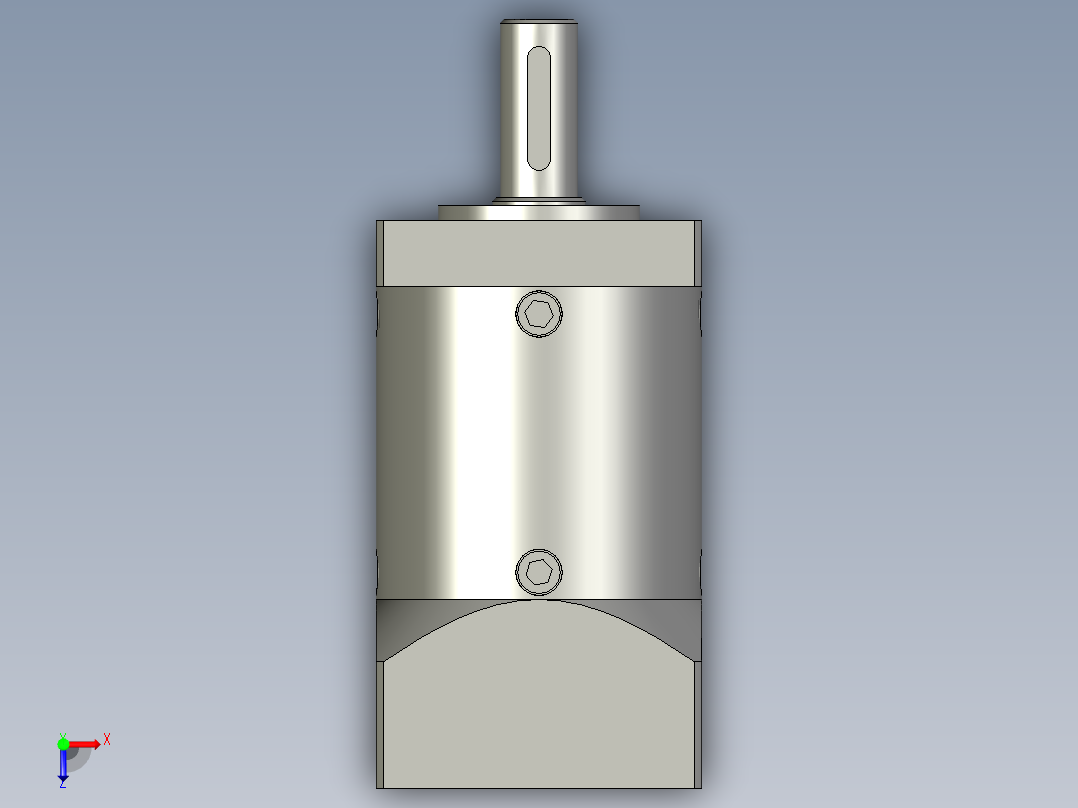 PLF042双级减速机俯视图