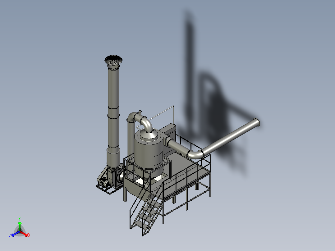 新型干湿混合除尘系统
