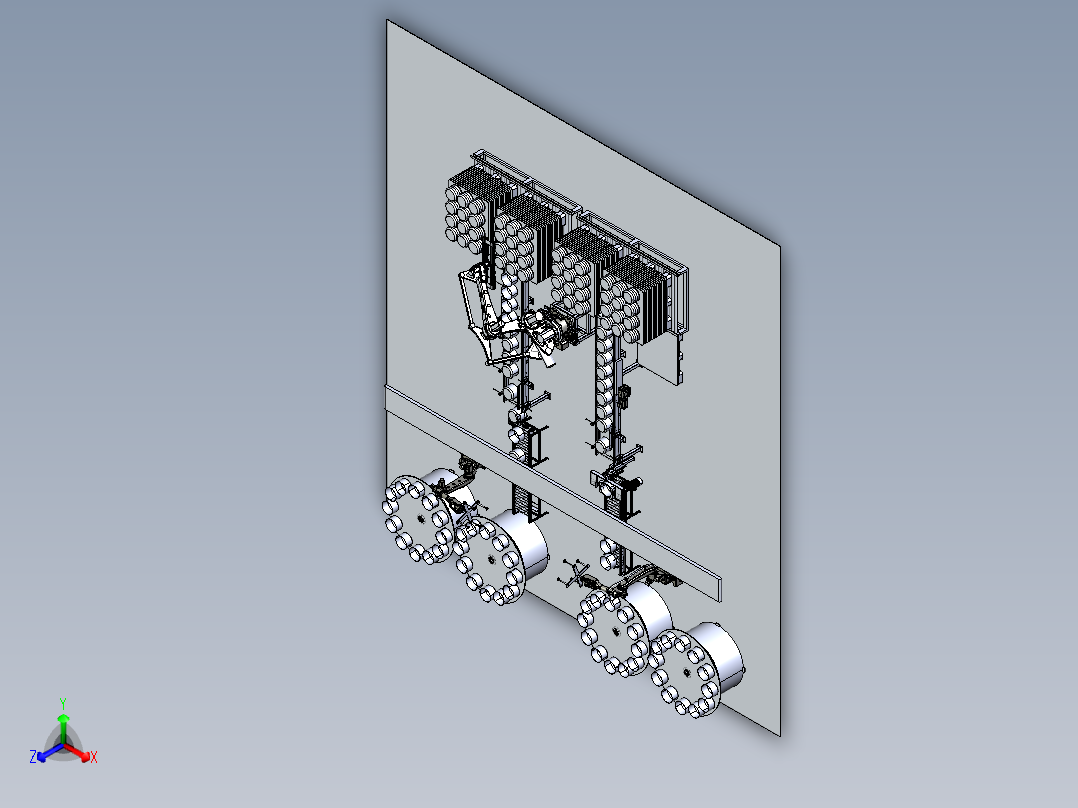 铁锅拆垛翻转方案