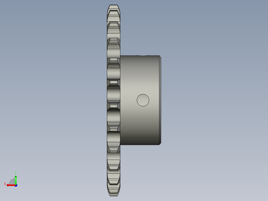 LC18MN-07-03-09减速机链轮08A25Z30D后视图