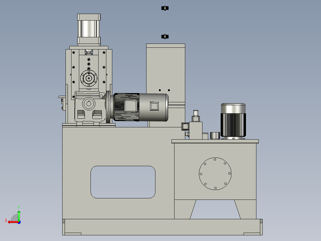 聚丙烯织带切带机后视图