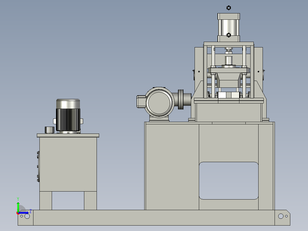 聚丙烯织带切带机左视图
