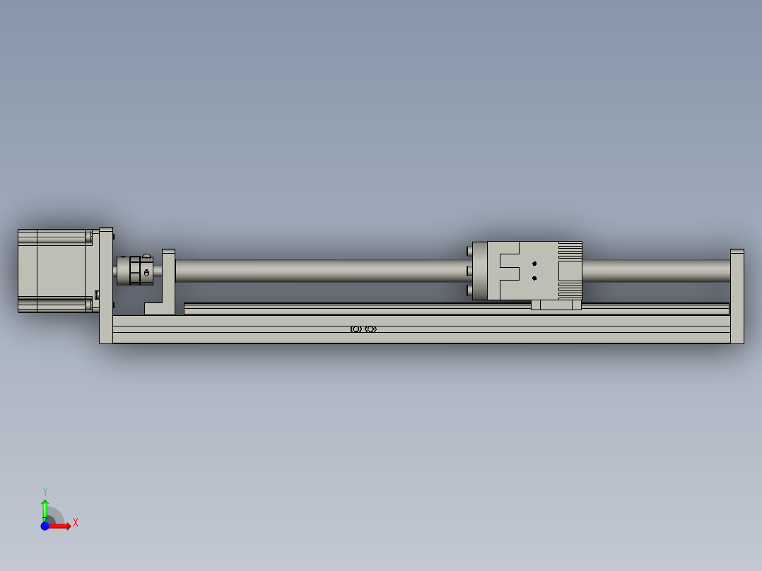 丝杠模组FSK40E300-10C7-BC-B57前视图