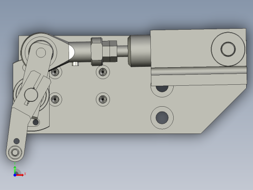 YWP200K4-20-02-00下压胶组件前视缩略图