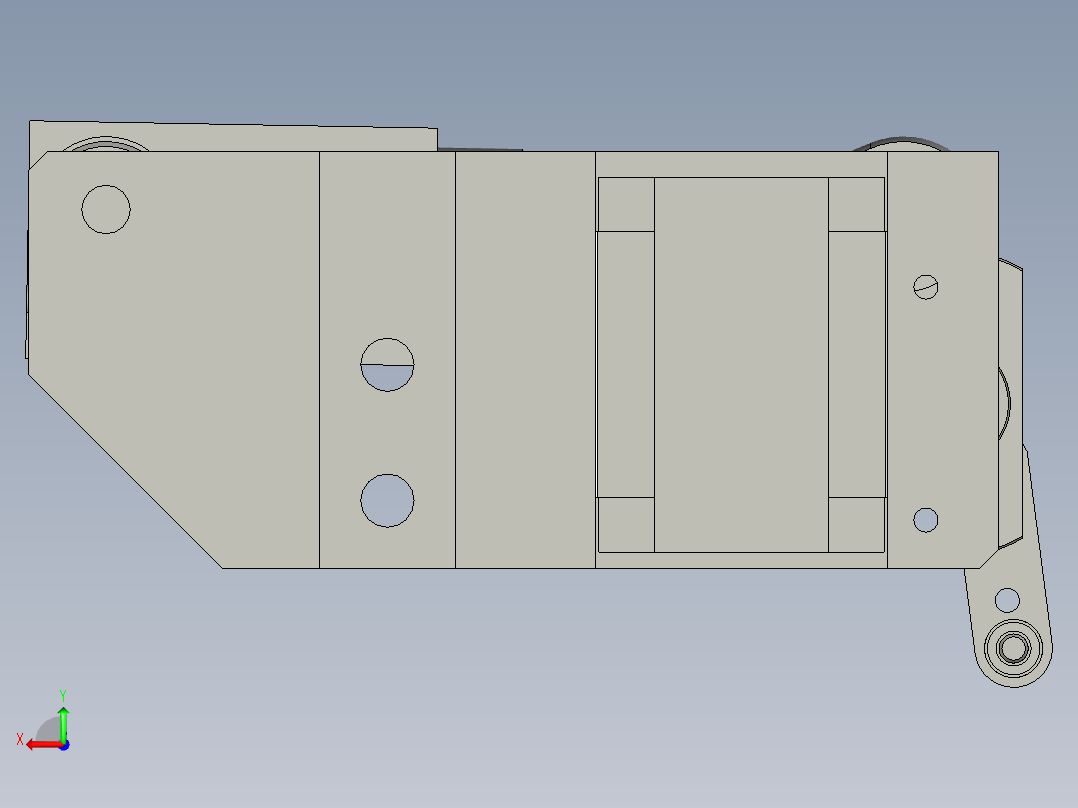 YWP200K4-20-02-00下压胶组件后视图