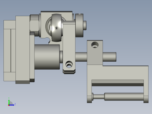 YWP200K4-20-02-00下压胶组件左视缩略图