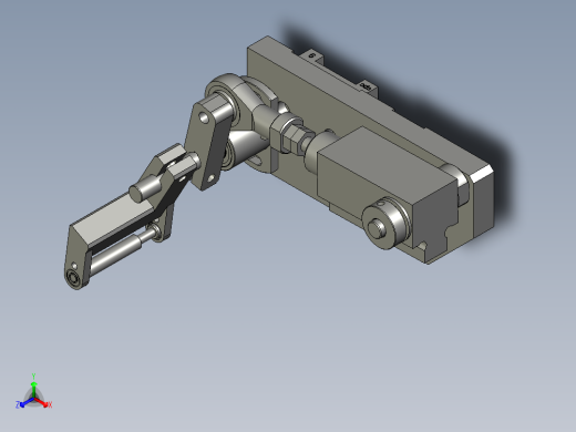 YWP200K4-20-02-00下压胶组件正等轴测缩略图