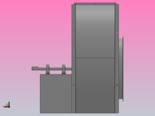 SYQS-C离心风机[SYQS-800C]亿利达左视缩略图