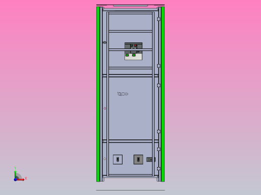 自动转换开关电气柜前视缩略图