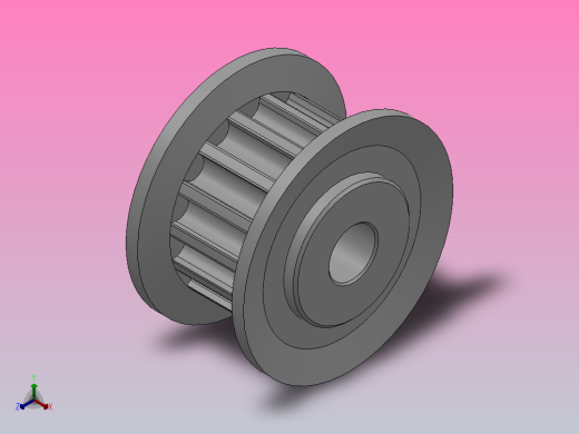 标准型半圆弧形齿同步带轮H3M型_SH3MHC-15-6-dc4-A