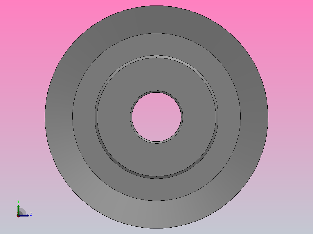 标准型半圆弧形齿同步带轮H3M型_SH3MHC-15-6-dc4-A左视图