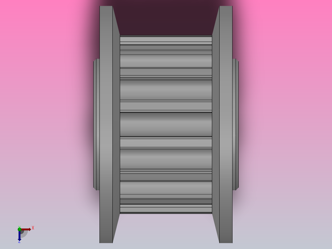 标准型半圆弧形齿同步带轮H3M型_SH3MHC-15-6-dc4-A俯视图