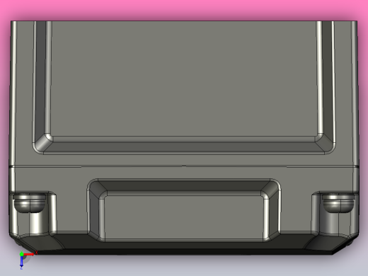 电磁制动减速电机B1500RT02-R-25～36俯视缩略图