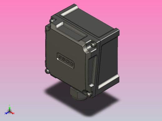 电磁制动减速电机B1500RT02-R-25～36正等轴测缩略图