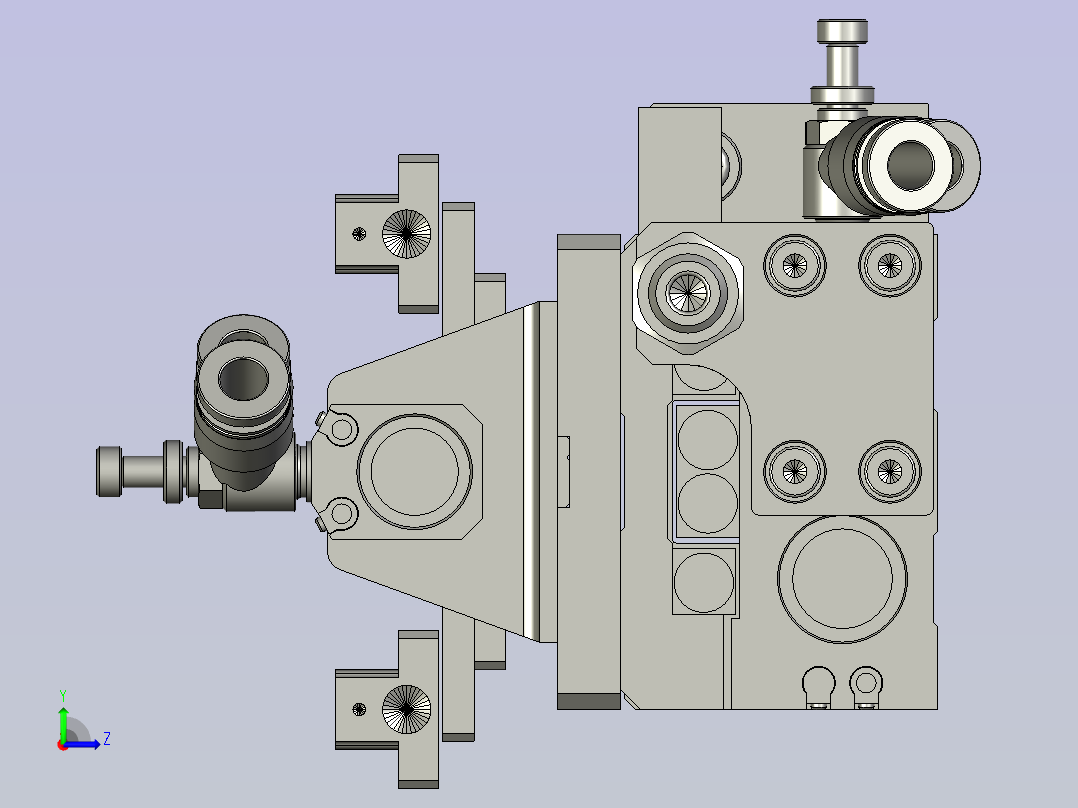 20090102-7100-X1-A1Bending-上刀折弯1模块左视图