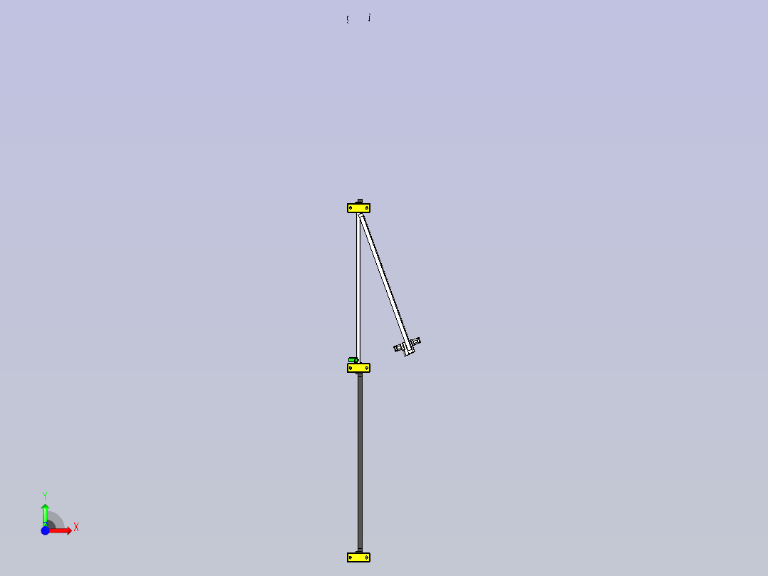 围栏含左侧开门前视图