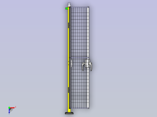 围栏含左侧开门俯视缩略图