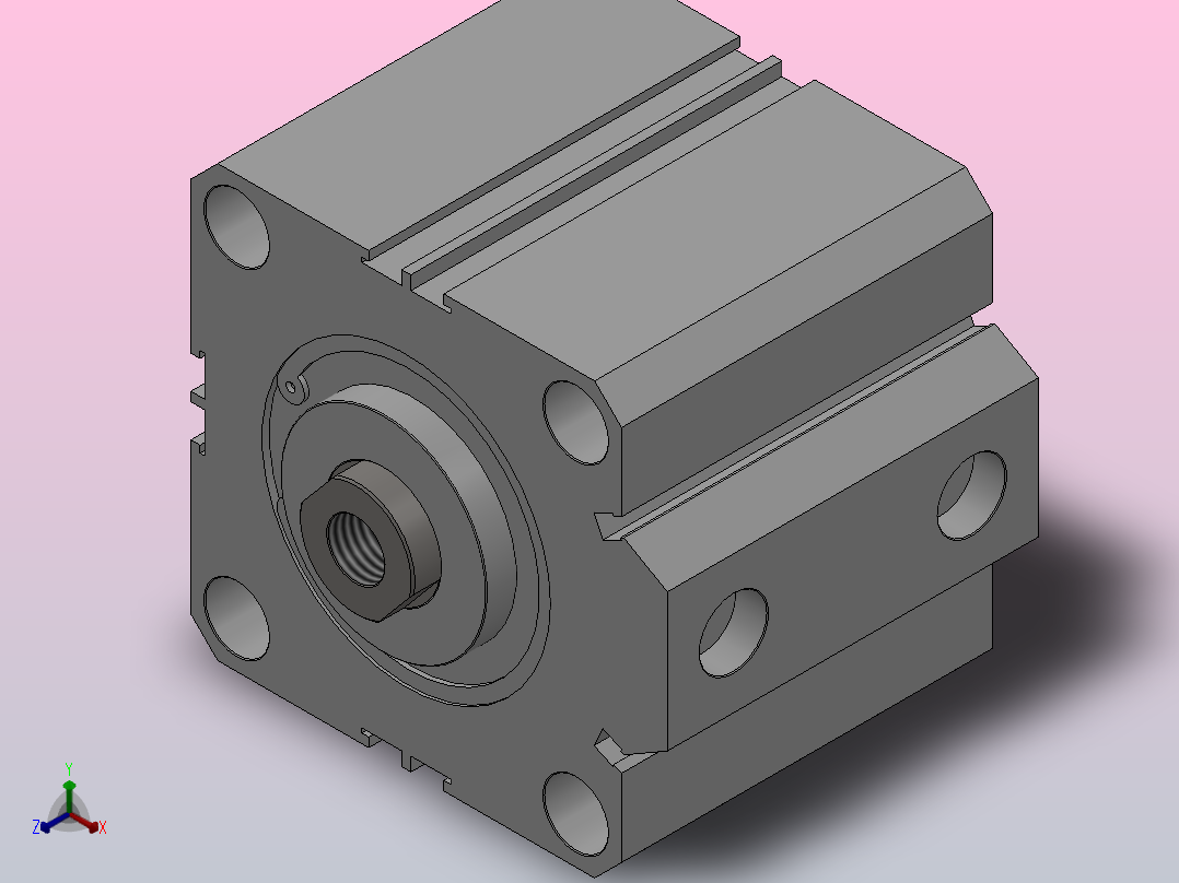 SDA超薄气缸系列[SDA 80×30S]主视图