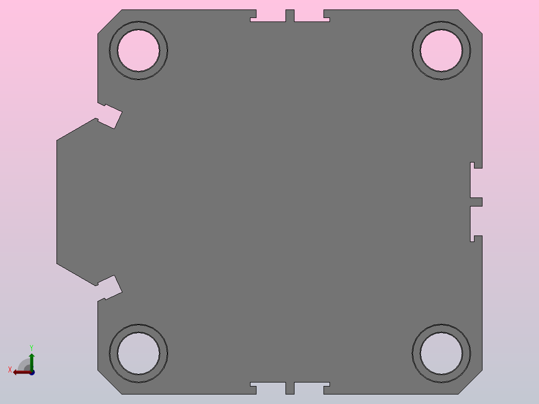 SDA超薄气缸系列[SDA 80×30S]后视图