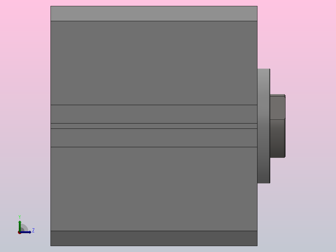 SDA超薄气缸系列[SDA 80×30S]左视图