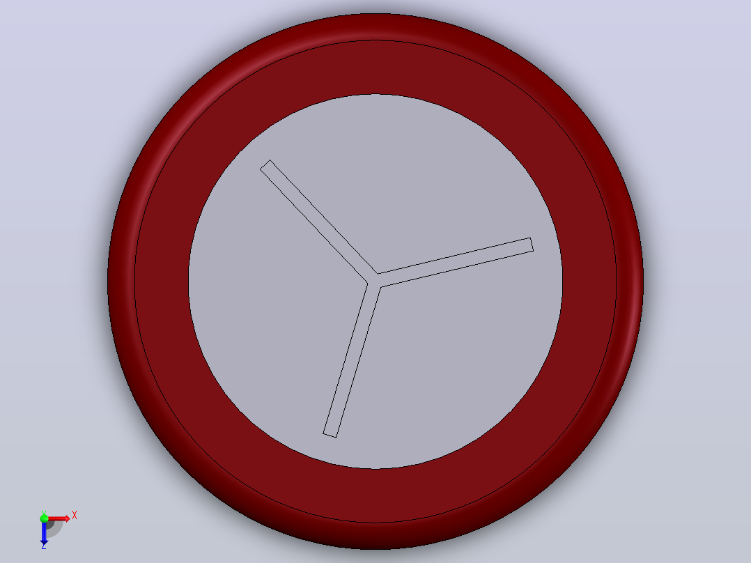 电子器件电容Electrolitic Capacitor Radial 10x12俯视图