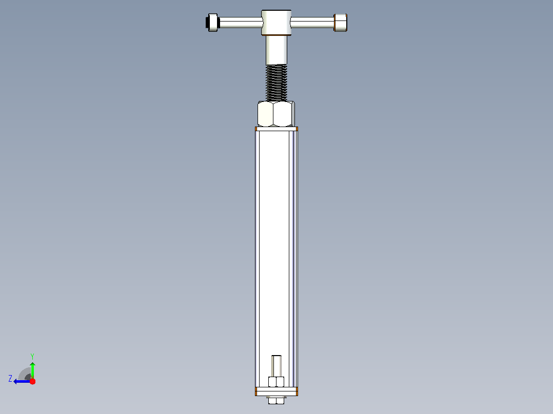 皮带调整器-张紧器右视图