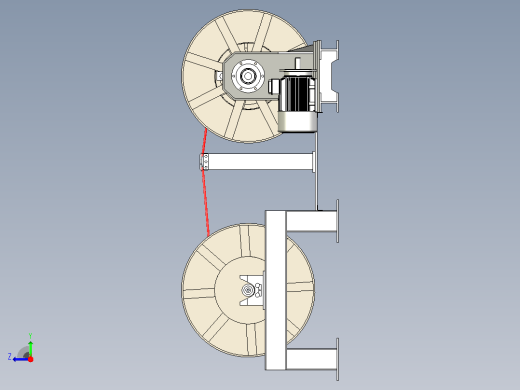 绕线机wire-winder-machine-1831-模型格式为 x_t右视缩略图