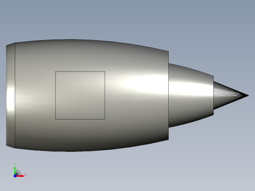 GE90涡扇发动机前视缩略图