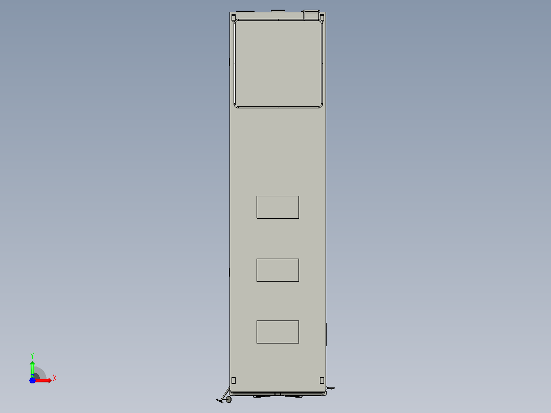 汽车大巴模型前视图