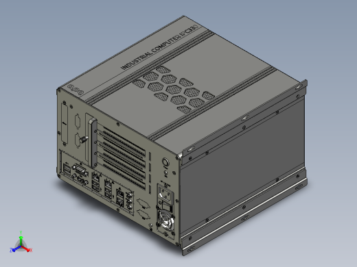 IPC-330Q工控机正等轴测缩略图