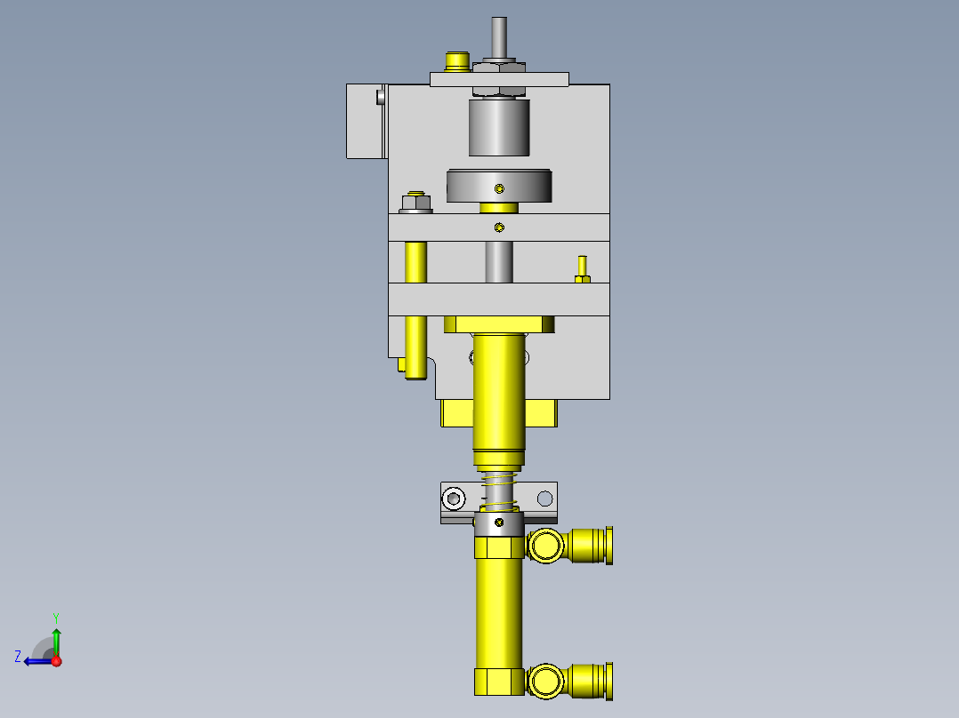高度偏差检查装置右视图