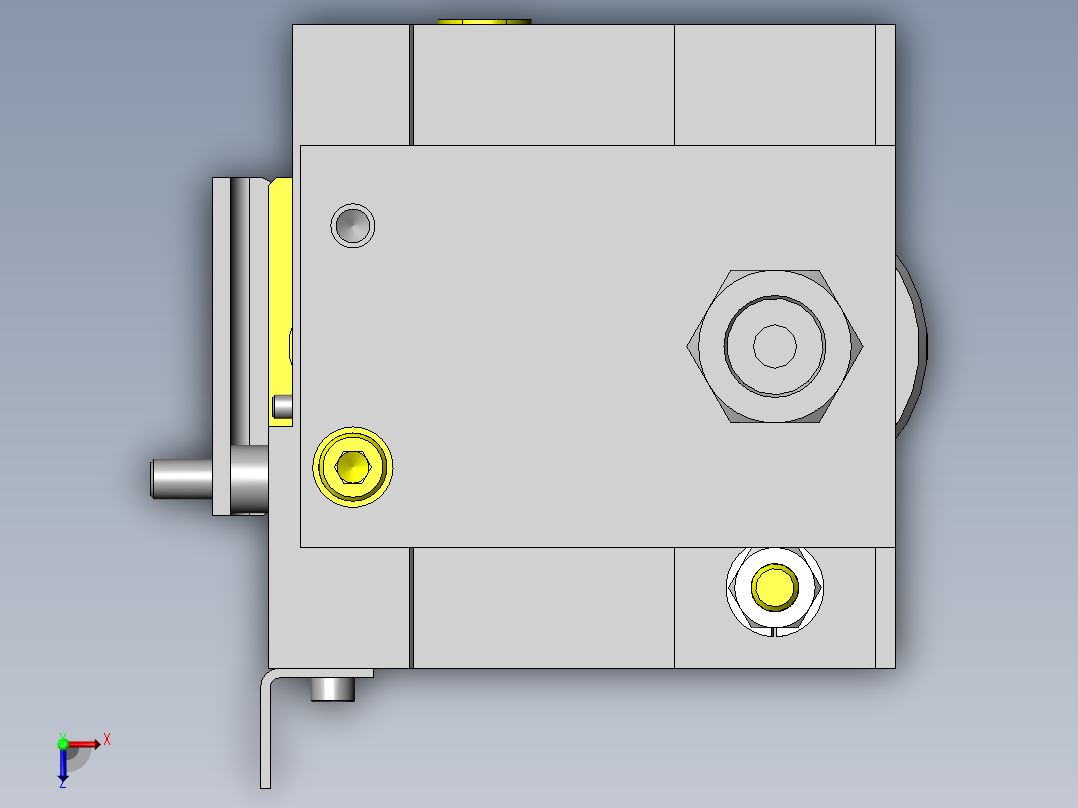 高度偏差检查装置俯视图