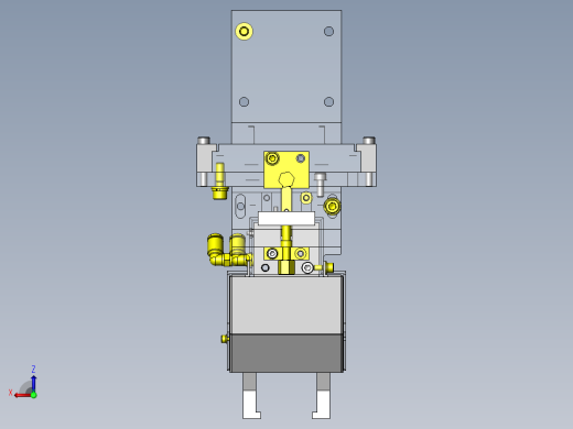 工件悬吊机构后视缩略图