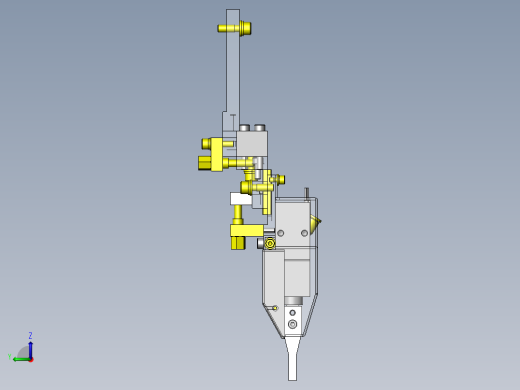 工件悬吊机构左视缩略图