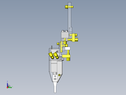 工件悬吊机构右视缩略图