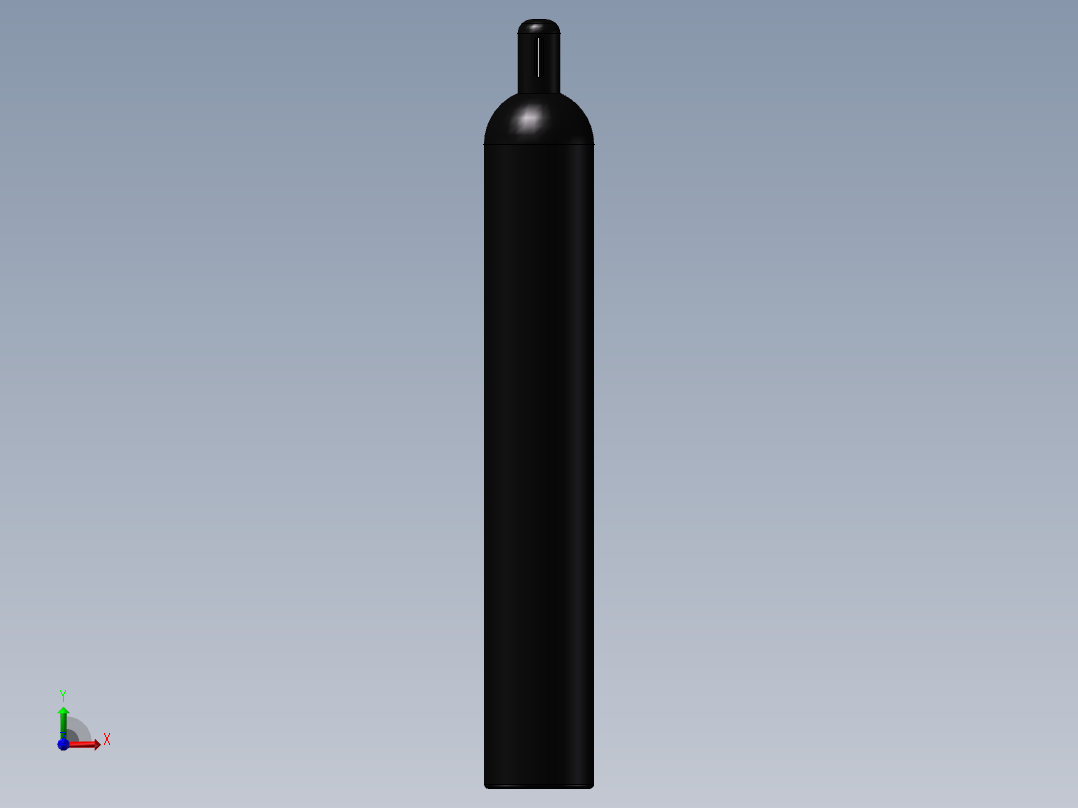 氮气瓶-1609前视图