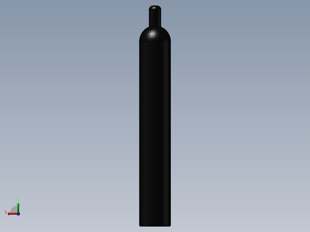 氮气瓶-1609后视图