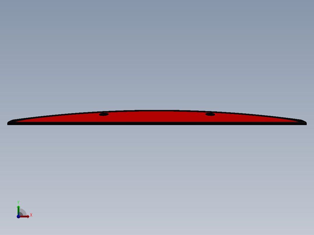 solidworks 减速带设计前视图
