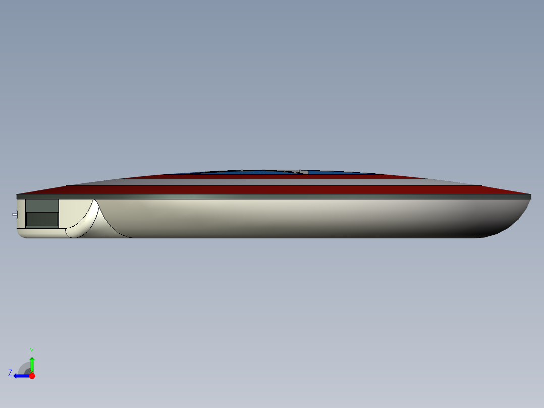 美国队长充电宝外观设计右视图