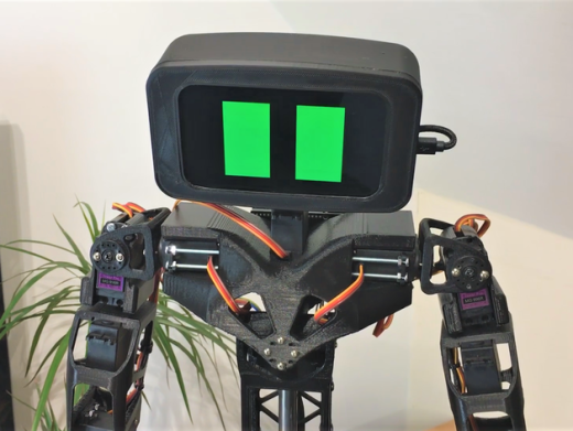 Aster适合3D打印的人形机器人模型3D图纸 IGES STL格式缩略图