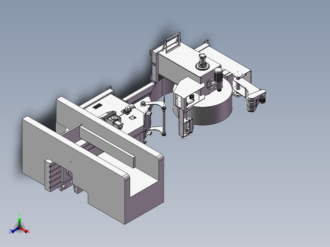 冲床卷料上料机3d图纸 卷料上料机3d 冲床钢带自动送料机构3d模型正等轴测图