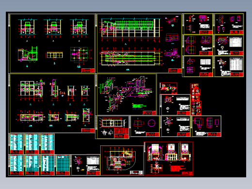 除尘系统全套施工图纸