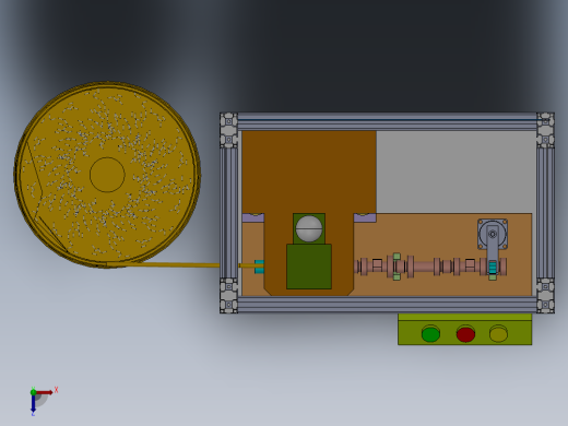 149全自动铆压机模型(1)俯视缩略图