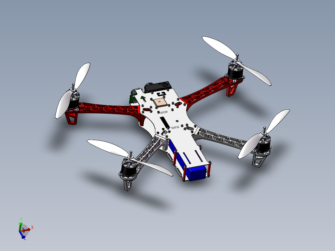 B36-四轴航拍无人机TBS Discovery图纸