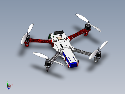 B36-四轴航拍无人机TBS Discovery图纸