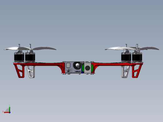 B36-四轴航拍无人机TBS Discovery图纸后视缩略图