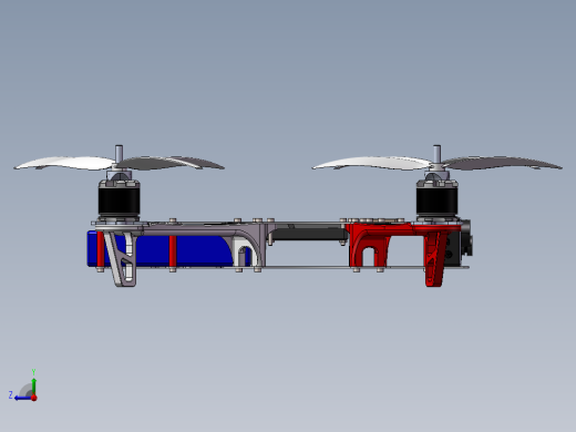 B36-四轴航拍无人机TBS Discovery图纸右视缩略图