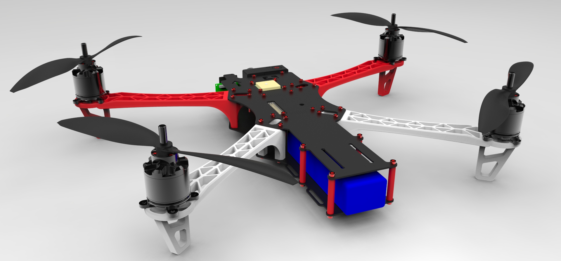 B36-四轴航拍无人机TBS Discovery图纸